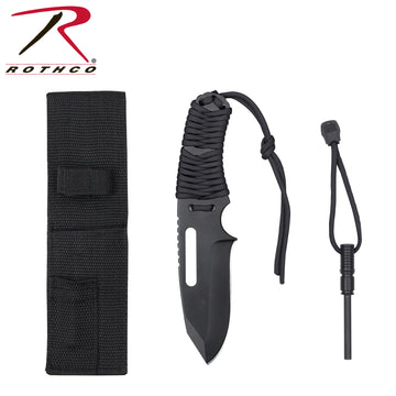36742 Rothco Large Paracord Knife With Fire Starter