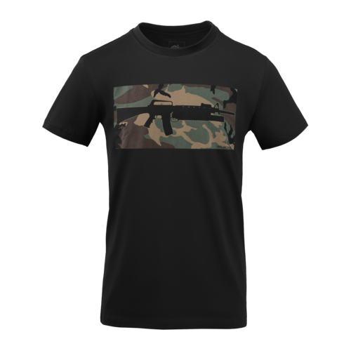 T-shirt 16/203 combo - Black/US Woodland