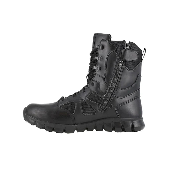 RB8707 - Reebok Men's 8" Tactical Boot with Side Zippe