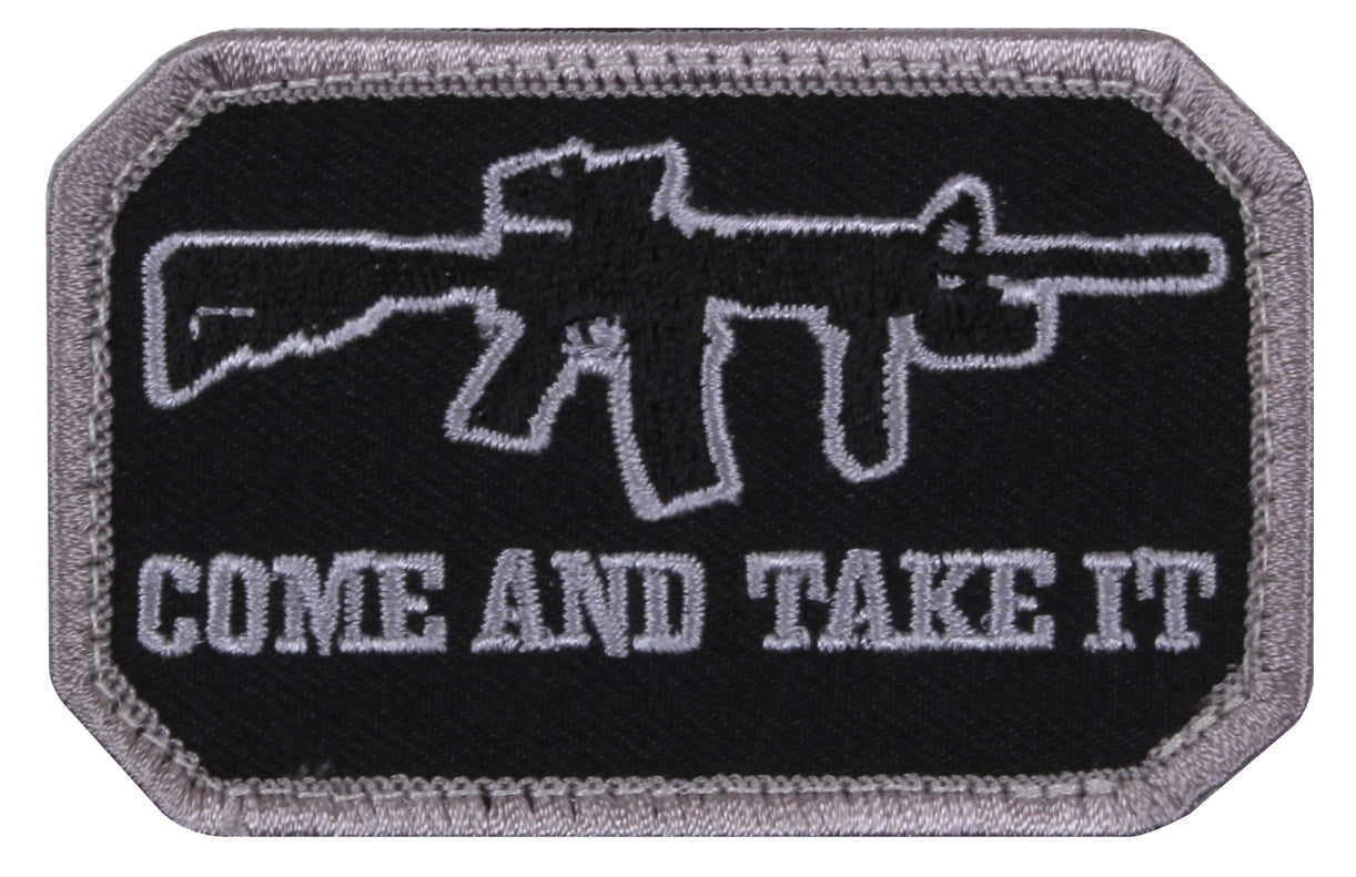 1892 Rothco Come and Take It Morale Patch Black