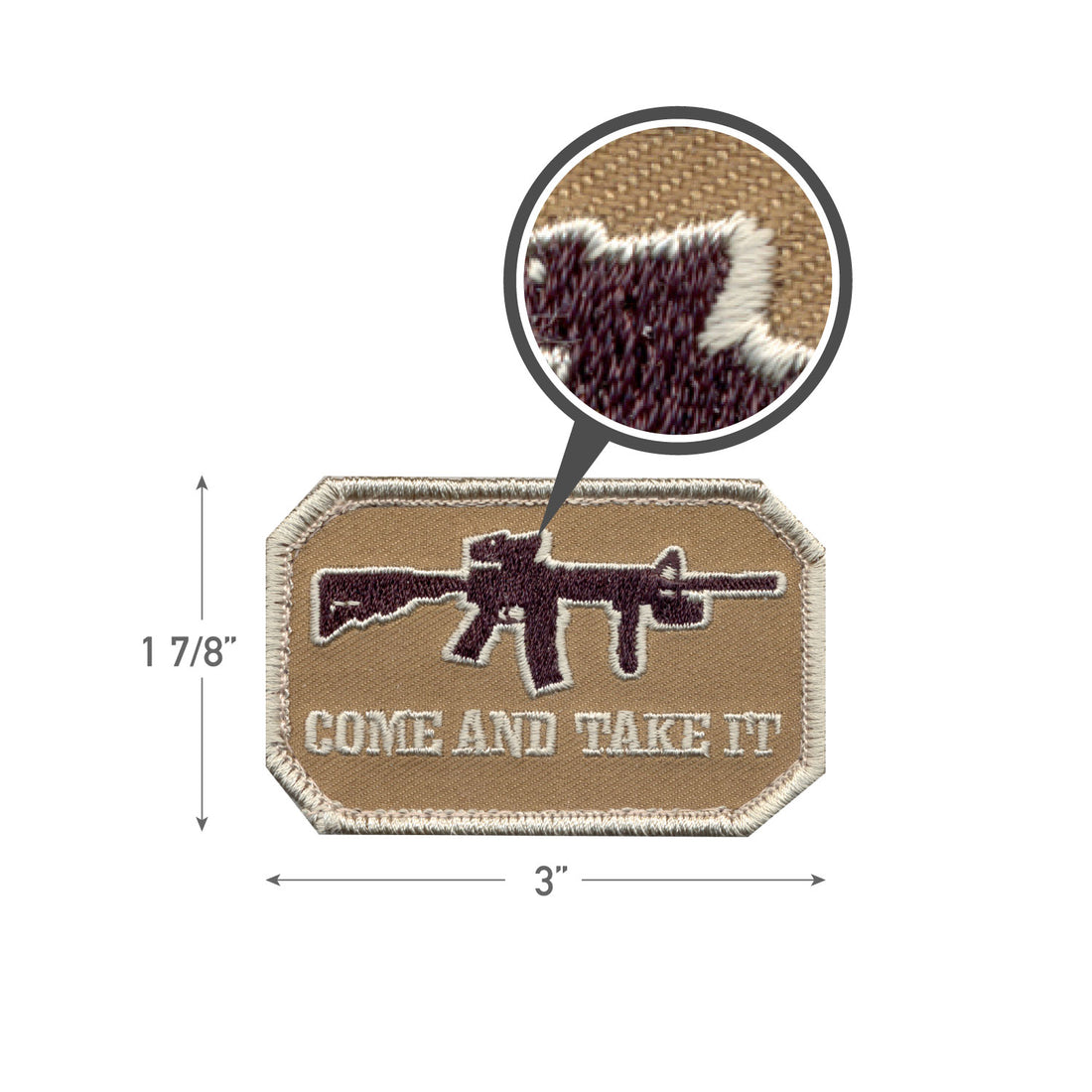 72196 Rothco Come and Take It Morale Patch