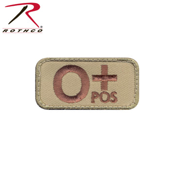 73191 Rothco O Positive Blood Type Morale Patch