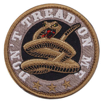 73193 Rothco Don't Tread On Me Round Morale Patch