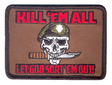 73197 Rothco Kill Em All Let God Sort Em Out Morale Patch