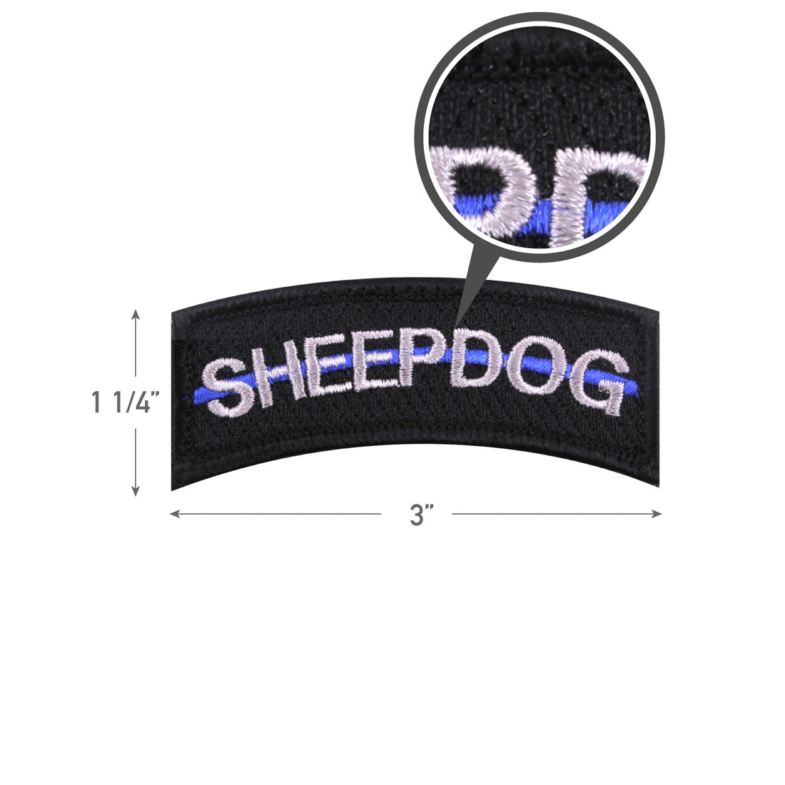 7473 Rothco Thin Blue Line Sheepdog Morale Patch