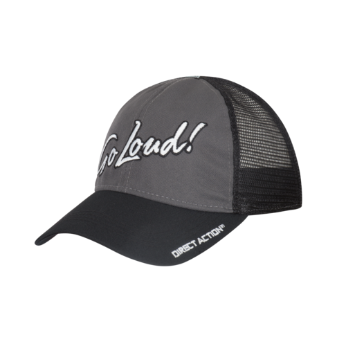 GO LOUD!® WALL TAG FEED CAP - Charcoal / Black