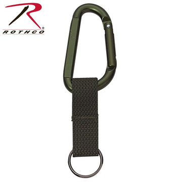 291 ROTHCO 80MM ACCESSORY CARABINER / WEB STRAP RING