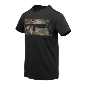 T-shirt 16/203 combo - Black/US Woodland