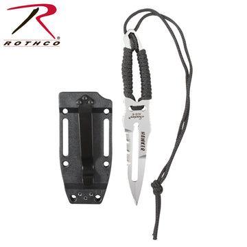 3673  ROTHCO BLK PARACORD KNIFE W/SHEATH - Target KSA - متجر هدف