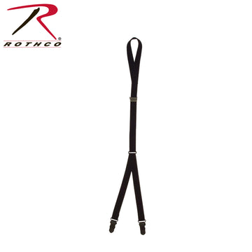 7198 ROTHCO STIRRUP STYLE SHIRT STAYS - BLACK
