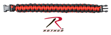 923 Rothco Thin Red Line Paracord Bracelet