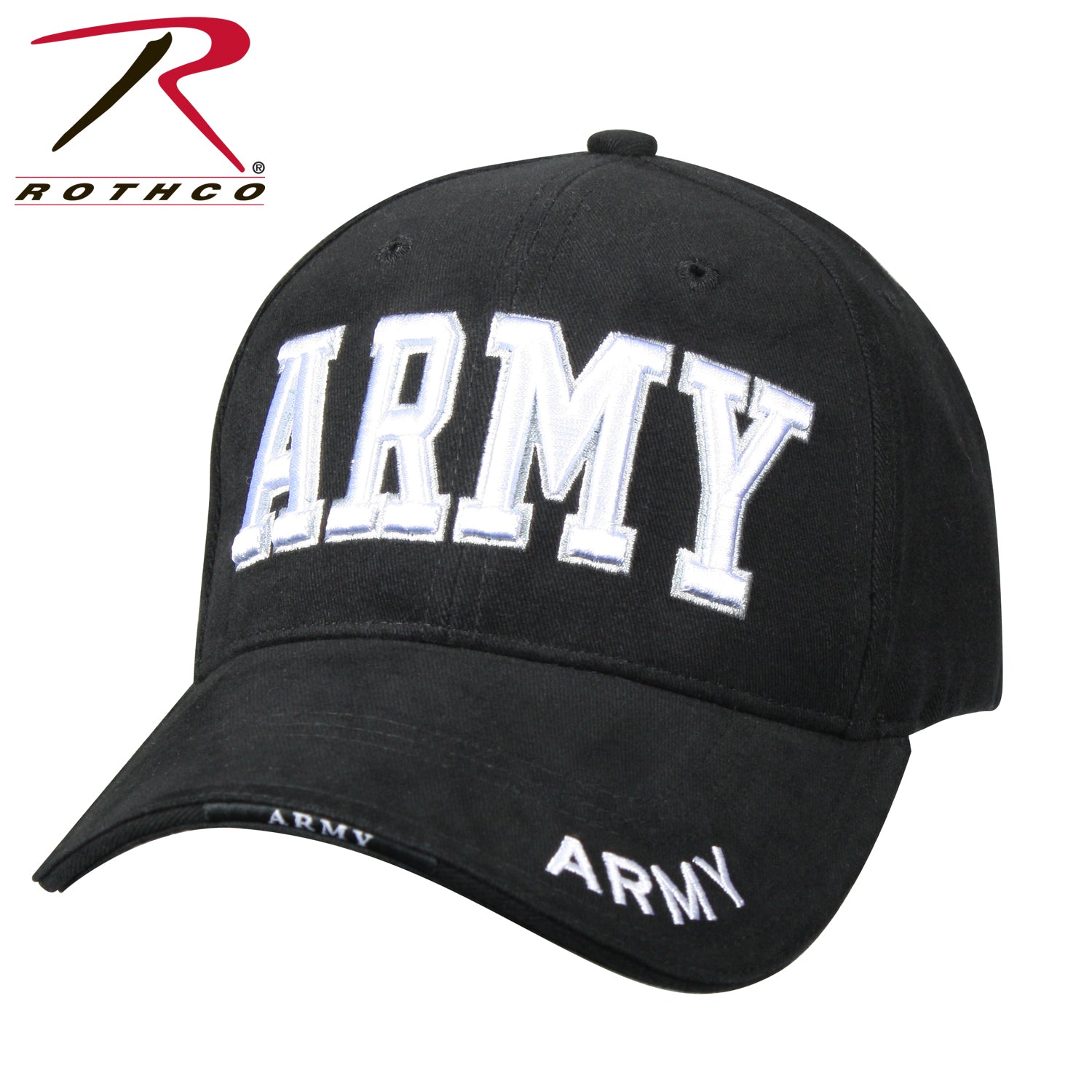 9385 Rothco Deluxe Army Embroidered Low Profile Insignia Cap