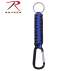 99804  ROTHCO PARACORD KEYCHAIN  W/CARABINER -BLUE/BLACK - Target KSA - متجر هدف