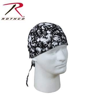 5185 ROTHCO HEADWRAP / SKULLS - BLACK - Target KSA - متجر هدف